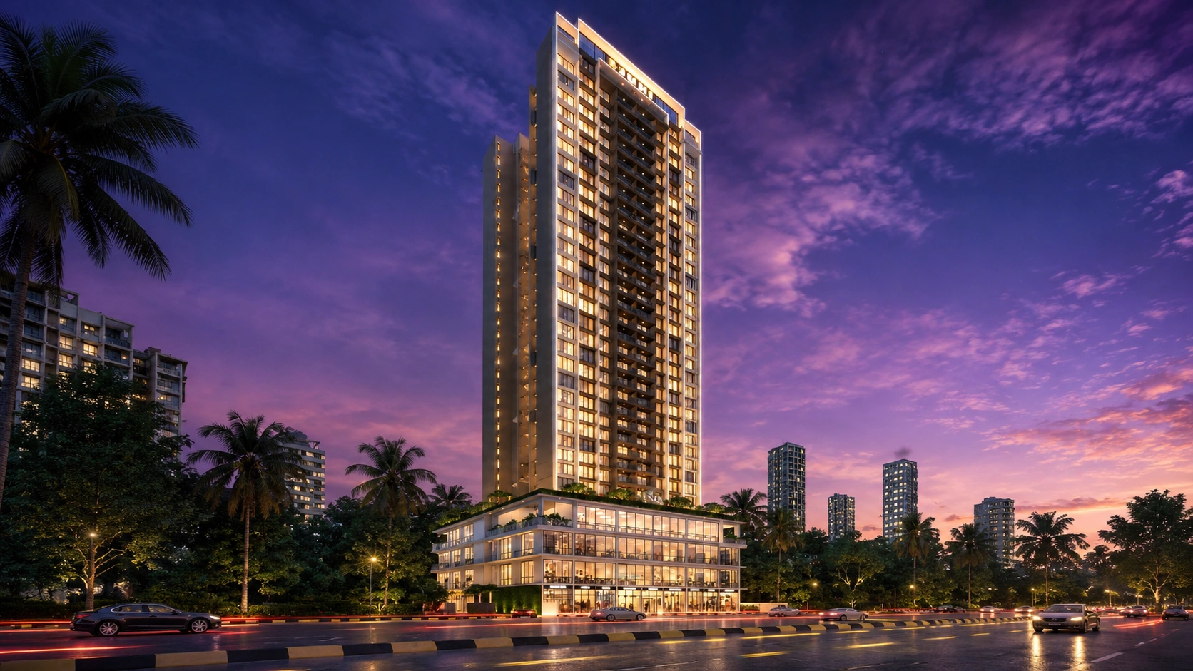 Juhi Elegance Ghansoli – 4th-floor pool deck